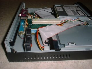 5 itxpciapatorinstalled.jpg - Here you can see where the PCI graphics card goes